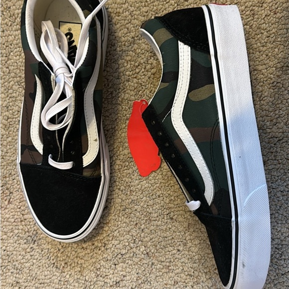 Vans Old Skool Woodland Camo Sneakers/Men’s 6.5/Women’s 8 - Picture 4 of 4